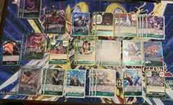 One Piece Green Roronoa Zora Deck (incomplete) Cavendish Dracula Zoro - Image 2