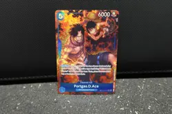 Portgas D Ace OP08-052 TR Treasure Rare Alt Art Royal Blood Foil English - Image 1