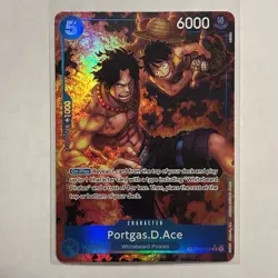 Portgas.D.Ace (TR) OP08-052 Royal Blood Foil Treasure Rare Alt Art Ace Alternate - Image 1