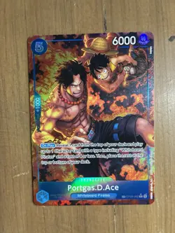Portgas.D.Ace (TR) OP08-052 Royal Blood Foil Treasure Rare Alt Art Ace Alternate - Image 1