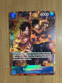 Portgas.D.Ace (TR) OP08-052 Royal Blood Foil Treasure Rare Alt Art Ace Alternate - Image 1