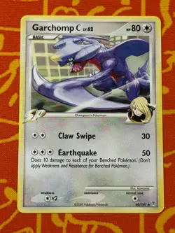 POKEMON TCG GARCHOMP C 60/147 NON HOLO RARE LIGHT PLAY SUPREME VICTORS - Image 1