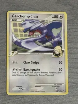 Pokemon Garchomp C 60/147 Supreme Victors Non-Holo Uncommon Card NM - Image 1