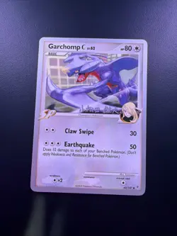 2009 Pokemon, Supreme Victors, #60/147 Garchomp C, 2010 World Championships NM - Image 1