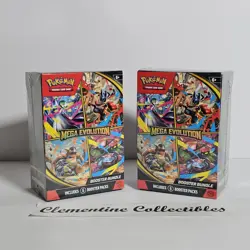 Mega Evolution Booster Bundle - LOT OF 2 - Factory Sealed New - Pokemon TCG - Image 1