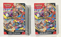 Pokemon TCG Mega Evolution Booster Bundle LOT x2 New Factory Sealed - Image 1