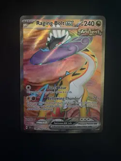 Raging Bolt EX 196/162 Pokemon TCG Temporal Forces NM/M - Image 1