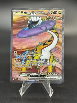 Raging Bolt ex - 196/162 - Temporal Forces - Ultra Rare - NM - Pokemon TCG Card - Image 1
