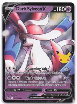 SWSH: Sword & Shield Promo Cards #SWSH134 Dark Sylveon V - Image 1