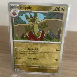 139/191 FLAPPLE REVERSE HOLO SURGING SPARKS POKEMON CARD - Image 1