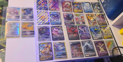 Pokemon Card Lot 56 Cards 3 holos, the rest are full art/V or better. - Image 2