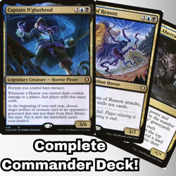 MTG Commander EDH Deck Captain N'ghathrod 100 Cards Custom Mill Horrors Horror - Image 1