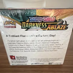 Pokemon Sword & Shield Darkness Ablaze Booster Box English 185+ Cards 2020 - Image 2