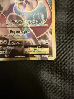 Pokemon Mewtwo EX 103/108 Evolutions Ultra Rare Full Art Holo 180 HP Card - Image 3