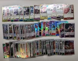 One Piece tcg Card Game ALL HOLOS Cards Collection Mixed Lot 2 - Image 1