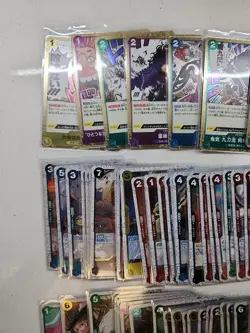 One Piece tcg Card Game ALL HOLOS Cards Collection Mixed Lot 2 - Image 2