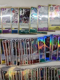 One Piece tcg Card Game ALL HOLOS Cards Collection Mixed Lot 2 - Image 3
