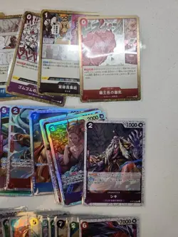 One Piece tcg Card Game ALL HOLOS Cards Collection Mixed Lot 2 - Image 5