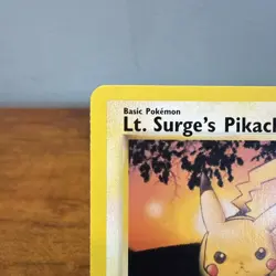 Pokemon Cards Lt. Surge's Pikachu Gym Challenge Common 84/132 Nm (Listing 2) - Image 2