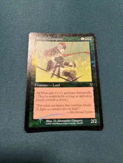 MTG Elvish Champion Invasion Foil Played - Image 4