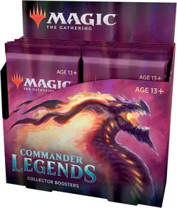 MTG MAGIC COMMANDER LEGENDS 2020 COLLECTOR BOOSTER BOX FACTORY SEALED - Image 1