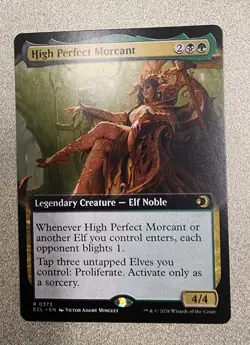 High Perfect Morcant Extended Art MTG Lorwyn Eclipsed - NM - - Image 1