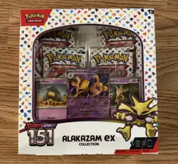 Pokemon TCG Scarlet & Violet 151 Alakazam ex Box FACTORY SEALED - FAST SHIPPING 820650855269 - Image 1