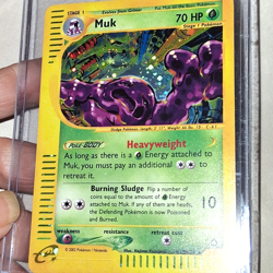 2002 POKEMON CARD MUK 70HP STAGE 1 HOLO H17/H32 BLK STAR E READER EXC COND - Image 1