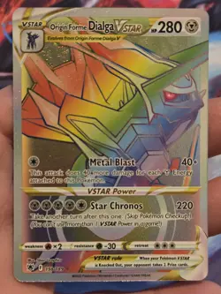 Pokemon TCG | Origin Forme Dialga VSTAR 198/189 | SIR | Astral Radiance 198/189 - Image 1