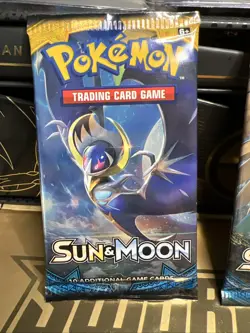 Lot Of 3 Pokemon Sun and Moon Base Set Booster Packs New Sealed - Image 4