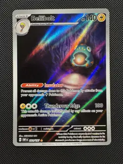 Pokemon TCG Bellibolt 201/197 SV03: Obsidian Flames Illustration Rare Near Mint - Image 1