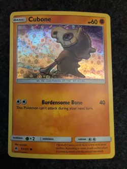 Cubone 57/131 General Mills Promo SM Forbidden Light Pokemon Holo Foil Rare LP - Image 1