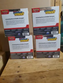 Pokemon TCG Scarlet & Violet Surging Sparks Booster Bundle Lot Of 4 New Sealed - Image 3