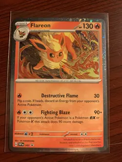 Pokemon | Flareon Black Star Promo | SVP 167 | Prismatic Evolution | NM - Image 1