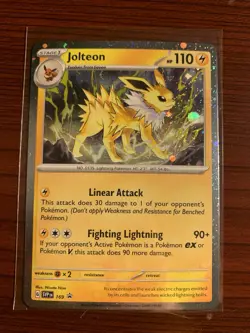 Jolteon SVP169, Black Star Promo, Pokemon Prismatic Evolutions, NM - Image 1
