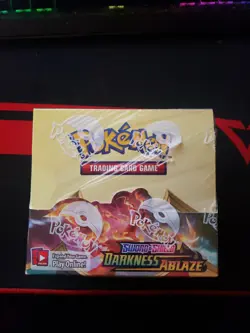 Pokemon TCG Sword & Shield Darkness Ablaze Booster Box Factory Sealed 36 Packs - Image 1