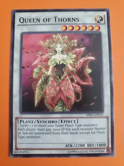 Yugioh Queen of Thorns Unlimited Edition AP05-EN019 NM/VLP - Image 2