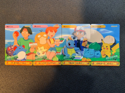 Pokemon Carddass Anime Collection No.290-293 Puzzle Card Bandai Japanese #241209 - Image 1