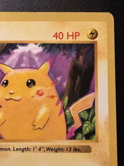 Shadowless Red Cheeks Pikachu 58/102 Base Set Pokemon Card Rare HP - Image 4