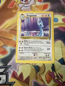 Pokemon Dragonair 22/130 Rare Non-Holo Card 1999 Base Set 2 NM - Image 1