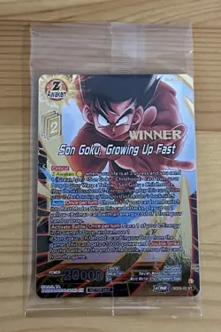 SD20-02 ST | Son Goku, Growing Up Fast | Sealed Winner | Dragon Ball Super Cards - Image 4