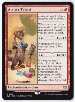 Artist's Talent R Bloomburrow 124 NM - Image 1