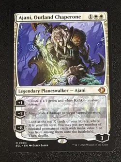 MTG Lorwyn Eclipsed Ajani, Outland Chaperone 0004 NM Mythic - Image 1