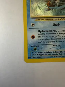 Pokemon TCG Kabutops Neo Discovery Holo Rare 6/75 2001 90 HP Kimiya Masago - Image 3