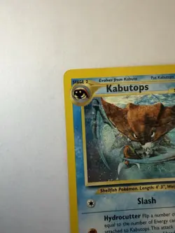 Pokemon TCG Kabutops Neo Discovery Holo Rare 6/75 2001 90 HP Kimiya Masago - Image 4