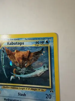 Pokemon TCG Kabutops Neo Discovery Holo Rare 6/75 2001 90 HP Kimiya Masago - Image 5