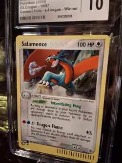 ✨2004 Pokemon Salamence - (e-League) "WINNER" 19/97 CGC / PSA 10 Cosmos Holo✨ - Image 2