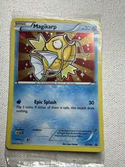 Pokemon TCG Magikarp XY Black Star Promos Holo Card XY143 Sealed - Image 1