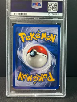 2000 Pokemon Poliwrath 015/130 Base Set 2 Holo BLUE DOT ERROR PSA 9 POP 2 SWIRL! - Image 5
