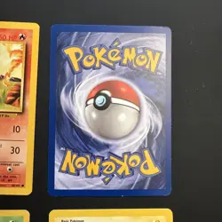 Pokemon Starters - Pikachu, Charmander , Squirtle and Bulbasaur Base Set 1999 - Image 5